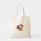 Kawaii Santa's Elf Helper Tote Bag トートバッグ (裏面)