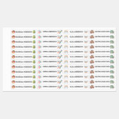 Kawaii School Cute Design Iron On  ラベル (シート)