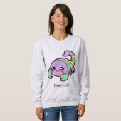 Kawaii Scorpion Cute Pastel Cartoon スウェットシャツ (正面フル)