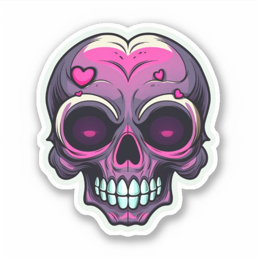 Kawaii Skull シール (正面)