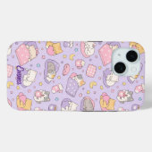 Kawaii Sleeping Cats Pattern Phone Case Case-Mate iPhoneケース (裏面 (横))