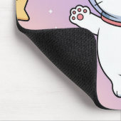 Kawaii Space Cat Astronaut Mouse Pad マウスパッド (コーナー)
