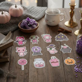 Kawaii Spooky Carriage Sticker Pack シール