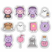 Kawaii Spooky Sweethearts Sticker Pack シール (正面)