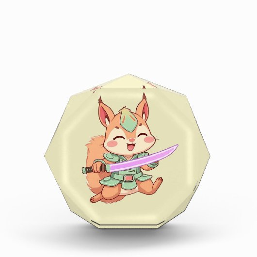 Kawaii Squirrel Samurai. フォトブロック (正面)