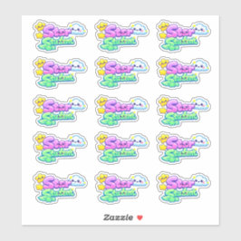 Kawaii Star Student Achievement Cloud Reward  シール