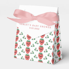 Kawaii Strawberry Baby Shower フェイバーボックス
