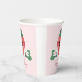 Kawaii Strawberry Baby Shower 紙コップ (右)