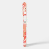 Kawaii Strawberry Milk Carton - Cute Aesthetic Art Case-Mate iPhoneケース (裏面 / 左)
