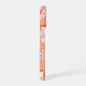 Kawaii Strawberry Milk Carton - Cute Aesthetic Art iPhone 16ケース (右側面)