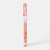 Kawaii Strawberry Milk Carton - Cute Aesthetic Art iPhone 16ケース (左側面)
