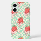 Kawaii Strawberry Picnic Pattern Case-Mate iPhoneケース (裏面)