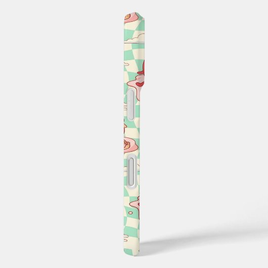 Kawaii Strawberry Picnic Pattern Case-Mate iPhoneケース (裏面 / 右)