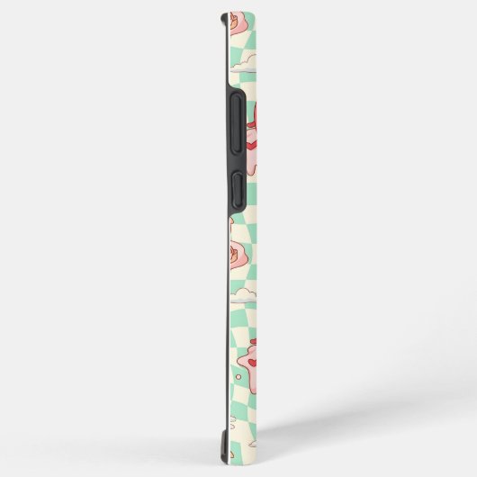 Kawaii Strawberry Picnic Pattern Samsung Galaxyケース (右側面)