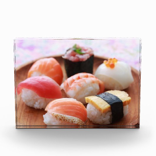 Kawaii Sushi Set – Natural Plate Photo Block フォトブロック (正面)