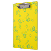 Kawaii Teal Lions & Sunshine – Cute Pattern クリップボード (左)