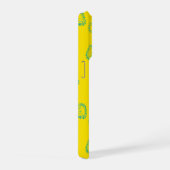 Kawaii Teal Lions & Sunshine – Cute Pattern iPhoneケース (右側面)