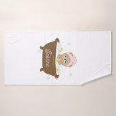 Kawaii Teddy Bear Towel バスタオル (バスタオル)