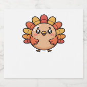 kawaii thanksgiving turkey Classic T-Shirt スパークリングワインラベル (シングルラベル)