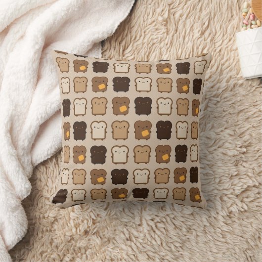 Kawaii Toast クッション (ブランケット)