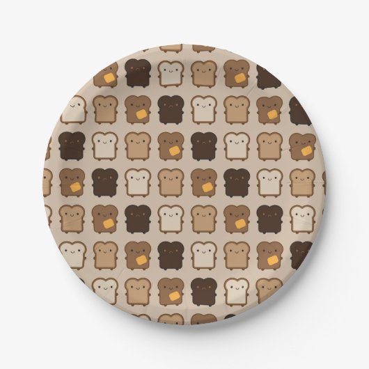 Kawaii Toast ペーパープレート (正面)