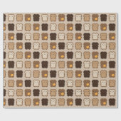 Kawaii Toast ラッピングペーパー (フラット)