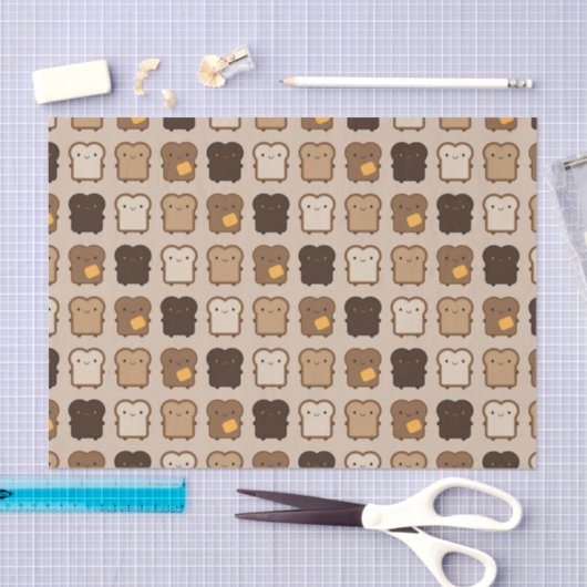 Kawaii Toast 薄葉紙 (クラフト)