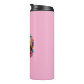 Kawaii Tropical Sloth – Cute Summer Vibes Rainbow  タンブラー (回転右)