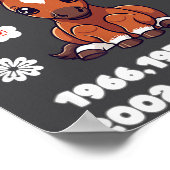 Kawaii Year Of Horse Chinese Zodiac 2026 Animal  ポスター (角)