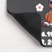 Kawaii Year Of Horse Chinese Zodiac 2026 Animal  マウスパッド (コーナー)