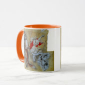 kawanabe kyosai, Tanuki and monster cat マグカップ (正面左)