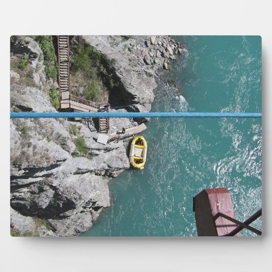 Kawarau Bridge Bungy POV、クイーンズタウン、ニュージーランド フォトプラーク (正面)