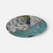 Kawarau Bridge Bungy POV、クイーンズタウン、ニュージーランド ペーパープレート (アングル)