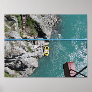 Kawarau Bridge Bungy POV、クイーンズタウン、ニュージーランド ポスター