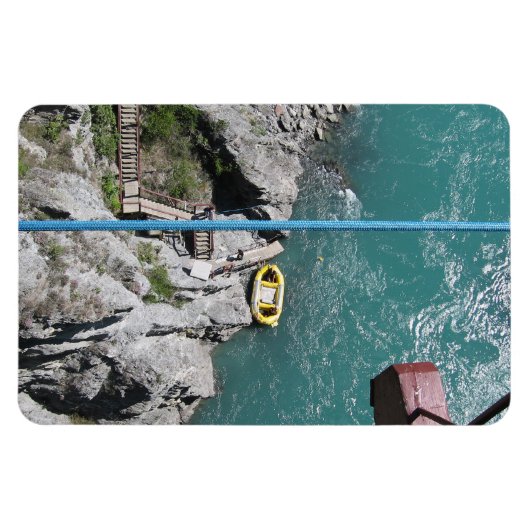 Kawarau Bridge Bungy POV、クイーンズタウン、ニュージーランド マグネット (横)