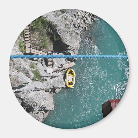 Kawarau Bridge Bungy POV、クイーンズタウン、ニュージーランド マグネット (正面)