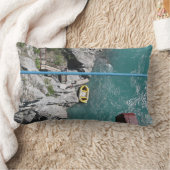 Kawarau Bridge Bungy POV、クイーンズタウン、ニュージーランド ランバークッション (ブランケット)
