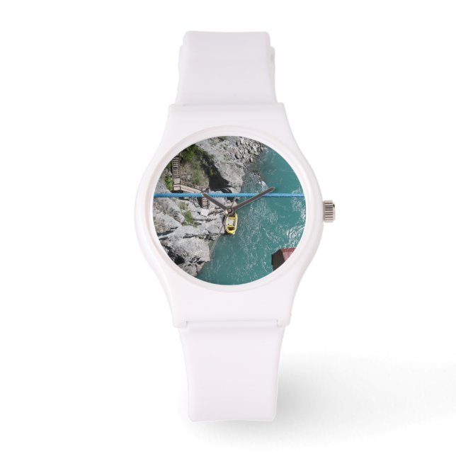 Kawarau Bridge Bungy POV、クイーンズタウン、ニュージーランド 腕時計 (正面)