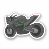 Kawasaki H2R simple style シール (正面)