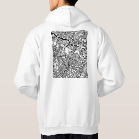 Kawasaki Japan City Map パーカ (裏面)