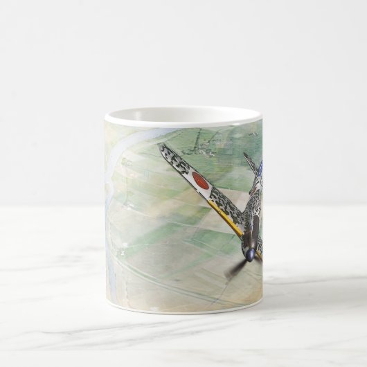 "Kawasaki Ki-61 Hien"mug コーヒーマグカップ (中央)
