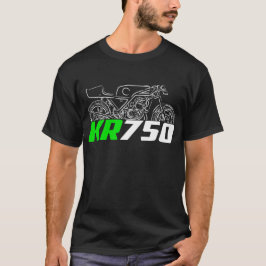 Kawasaki KR750 Nake 1975-1979 Tシャツ