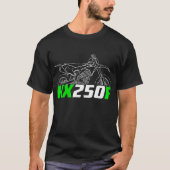 Kawasaki KX250F 2017-2019 Tシャツ (正面)