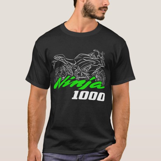 Kawasaki Ninja 1000 2017-2019 Tシャツ (正面)