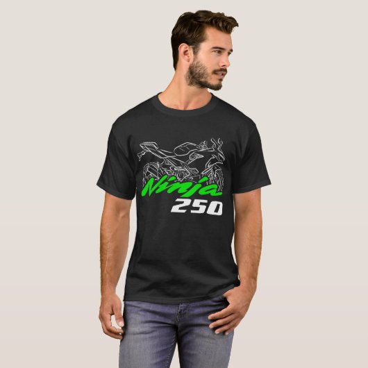 Kawasaki Ninja 250 2018-2025 Tシャツ (正面フル)