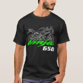 Kawasaki Ninja 650 2017-2019 Tシャツ (正面)