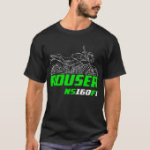 Kawasaki Rouser NS160 Fi 2019-2024 Tシャツ (正面)
