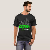 Kawasaki Rouser NS200 Fi 2019-2024 Tシャツ (正面フル)