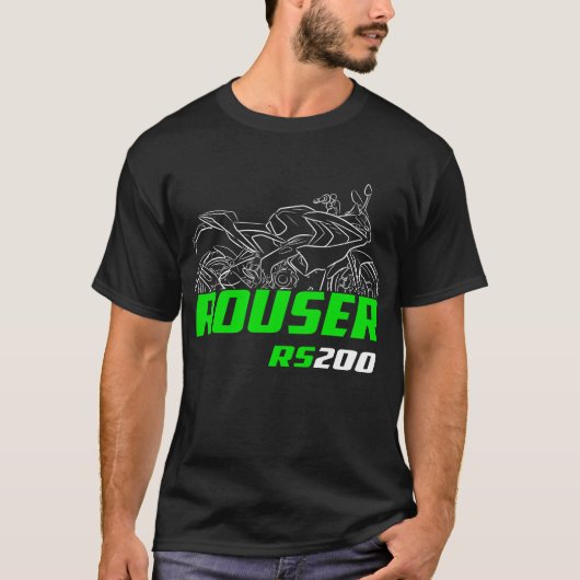 Kawasaki Rouser RS200 2021-2024 Tシャツ (正面)