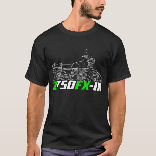 Kawasaki Z750FX-III 1981 Tシャツ (正面)